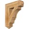 Ekena Millwork Balboa Arts & Crafts Rough Sawn Bracket, Western Red Cedar, 6"W x 24"D x 28"H BKT06X24X28BOA03RWR - alternate 1